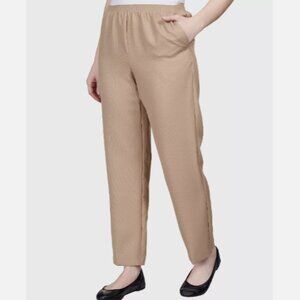 New! Alfred Dunner Classics Size 16 Tan Solid